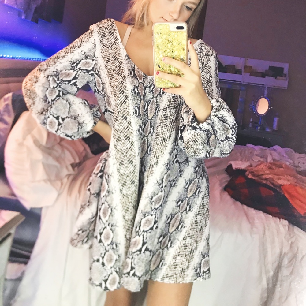 ASOS snakeskin dress!